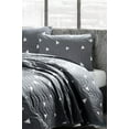 thumbnail image 3 of Gray Triangle Full/Queen Size Bedspread/Coverlet Set – 3 Piece Quilt Set with Pillowcases, All-Season Lightweight, Digitally Printed Design, 65% Cotton, Made in Turkey – Soft, Durable,, 3 of 3