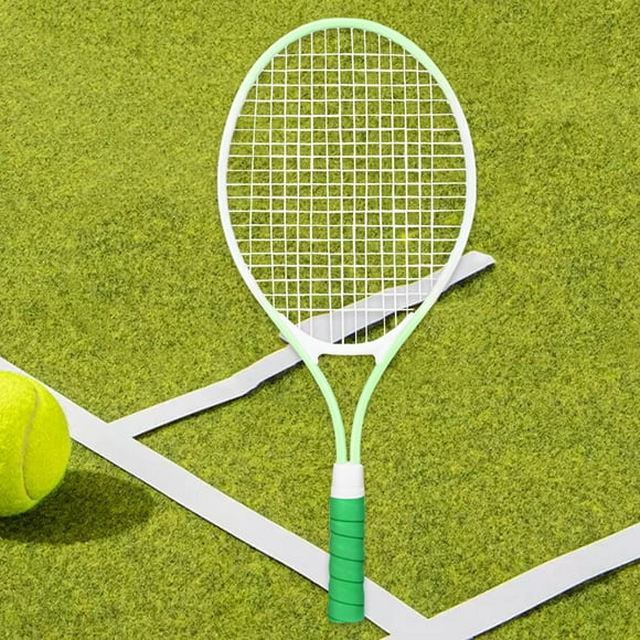 21 pulgadas Equipo de entrenamiento de tenis de tenis de niños Raceta recreativa de tenis Mango ergonómico para park Beach Practice Niñas Niñas Mango verde