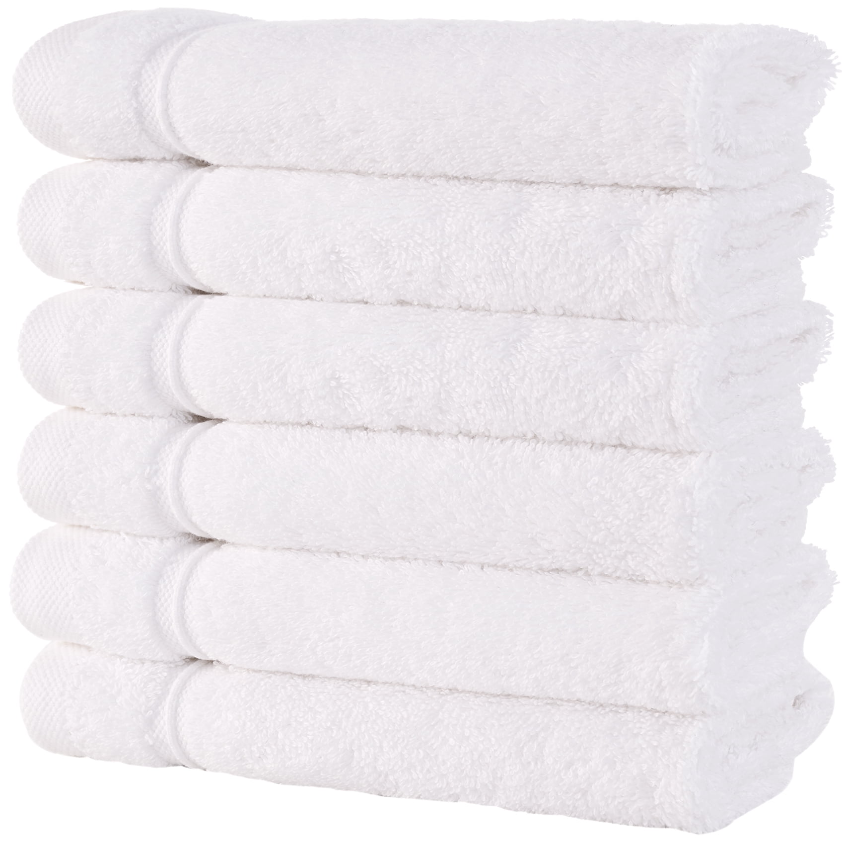 Hasen Hotel Luxury Bath Towel 6-Pack Set  100% Pure Cotton, Spa Quality  Absorbent, 1 - Fred Meyer