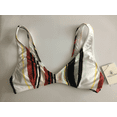 thumbnail image 3 of Volcom EARN UR STRIPES V-Neck Bikini Swim Top, US X-Small, 3 of 4