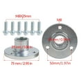 thumbnail image 4 of Complete Go Kart Wheel Hub Kit – 2 Front Wheel Hubs & Steering Spindles (17mm Shaft, 50mm Bolt, 3 Lug) + 2 Rear Axle Hubs 23T 24mm Bore for 11x7.10-5 10x4.50-5 Wheels Drift Trike ATV Buggy Quad Bike, 4 of 9