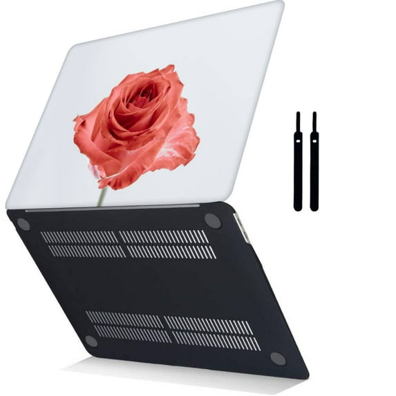 Hard Shell Cover Only Compatible 2023 - 2021 Rel. MacBook Pro 14 inchs with XDR Display Type C Cable Tie Model: A2779/A2442 Rose series 0206