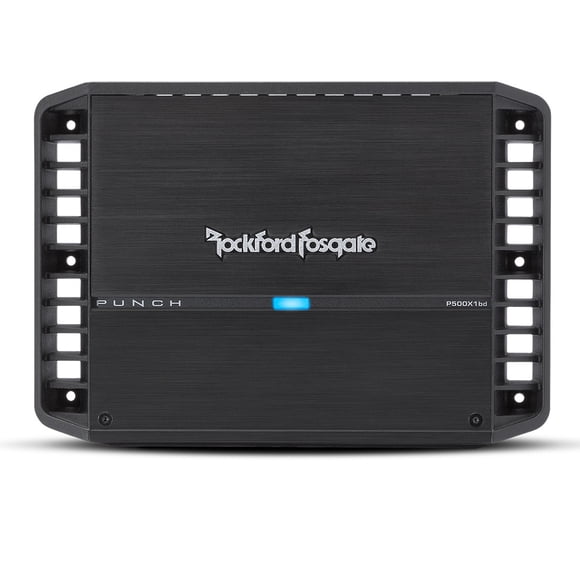 Rockford Fosgate P500X1BD 500W Car Mono BD Audio Amplifier + 4 Gauge Amp Kit