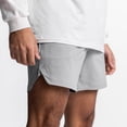 thumbnail image 4 of LYMAYTER M-4XL Men Sweat Shorts Quick-Dry Woven Shorts Casual Lightweight Breathable Athletic Shorts, 4 of 8