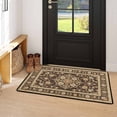 thumbnail image 4 of Washable Vintage Kitchen Mat 31"x20" Non Slip Soft Plush Low Profile Kitchen Rug, Distressed Medallion Oriental Style Sink Mat for Laundry Room Bedroom Office, 4 of 6