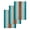 Aqua, variant on Aqua Teal Hand Towels Set,Waffle Weave Kitchen Towels 3 Pieces,Farmhouse Wood Grain Vintage Brown Striped Microfiber Hair Face Bath Tea Towel Absorbent Quick Drying Cleaning Dish Cloths,15.7"x23.6"