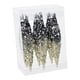 thumbnail image 4 of 6 adornos navideños para colgar, ligeros y, para Navidad, fiestas y Oro negro, 4 of 9