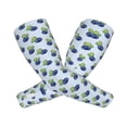 thumbnail image 2 of Sun Protection Arm Sleeves For Men Women, Cute Blueberry Cyan Blue Sleeves To Cover Arms With Thumb Hole Cooling Sleeve, 2 of 2