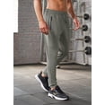 thumbnail image 4 of sogami Men's Joggers with Zipper Pockets Elastic Waist Sweatpants Athletic Pants for Jogging,Running, 4 of 8