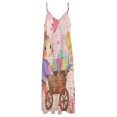 thumbnail image 4 of Easter Bunnies Rabbits Design Sleeveless Dress Woman Fashion Long Dresses Women's Summer Suit Dress 2025, 4 of 7