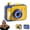 Yellow, variant on Camera Double Prank Water Gun, Two-Way Reverse & Forward Splash Shoots Backwards Squirt Gun For Adults Fun Prank Games Office Party Battle Interactive Trick Toy