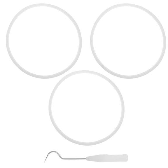 UPGRATOR 3Pcs Leakproof Silicone Sealing Gaskets for Juicer and Blender with Easy Installation Tool