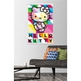 Hello Kitty - Patterns Wall Poster with Wooden Magnetic Frame, 22.375 ...