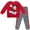 Red/gray, variant on Disney Mickey Mouse Toddler Boys' Fleece Sweatshirt and Jogger Pants 2-Piece Set Blue Tie Dye