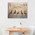 thumbnail image 2 of Nawypu Farmhouse Christian Wall Art Country Bird Canvas Prints Painting Rustic Hummingbird Pictures Framed Bible Verse Scripture Artwork Home Decor for Dining Living Room Bedroom Bathroom Kitchen, 2 of 4