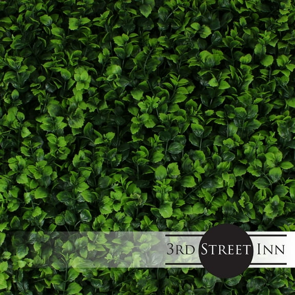 3rd Street Inn Artificial Plant Greenery Panel - Indian Aster - 2 Pack