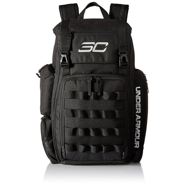 Establecimiento Se convierte en en frente de Steph Curry UA SC30 OSFA Black Backpack - Walmart.com