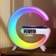 thumbnail image 4 of Soporte De Almohadilla De Cargador Inalámbrico Despertador de luz nocturna RGB con base de carga multifuncional de 15W para iPhone Samsung, 4 of 7