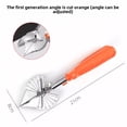 thumbnail image 1 of First-Generation Orange Multi-Functional U-Shaped Plier: Versatile Woodworking Tool with Angle Adjustment for Cutting, Folding & Straightening; Durable, Ergonomic Grip, Polished Surface, Compact &, 1 of 6
