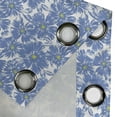 thumbnail image 4 of Ambesonne Floral Grommet Curtain, Botanical Pastel Nature, 50" x 84", Violet Blue Yellow, 4 of 6