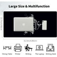 thumbnail image 2 of World Map XL Mousepad Large Desk Protector Pad, NonSlip PU Leather, Big Mouse Pad for Office & Home, 31.5"x15.7", Ideal for Computer Keyboard and Mouse, Desktop Mat, 2 of 6