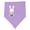 Lavender and Pink, variant on Inktastic My 1st Easter with Bunny and Easter Basket Baby Bandana Bib