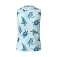 thumbnail image 6 of Lsque Turtle Print Men's Cotton Blend Sleeveless Muscle Shirts (S-3XL)- Moisture Wicking, Odor Protection, UPF 30+,XX-Large, 6 of 8
