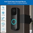 thumbnail image 2 of Blink Anti-Theft Doorbell Camera Mount,Video Doorbell Stand for Apartment and Office Security,Adjustable high Hardness Stainless Steel doorbell Rack,No Drilling and Quick Installation(Black), 2 of 5