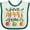 White and Green, variant on Inktastic Future Apple Farmer Apples and Leaves Boys or Girls Baby Bib