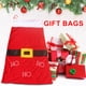 thumbnail image 5 of Bolsa De Regalo De Papá Noel Bolsas de regalo de Navidad de gran tamaño con cordón para decoraciones de fiestas navideñas, 5 of 7