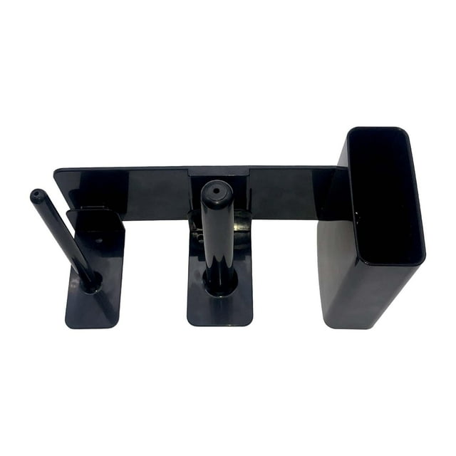 Organizador de portavasos y tapas con soporte para pajitas, fácil instalación, accesorios para máquina de granizados 3 en 1 para encimeras de