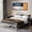 White, variant on Modern Full Size Upholstered Bed With Headboard And Mattress Foundation, Strong Wood Slat Support, Gray, No Box Spring Needed, Easy Assembly, 500 Pound Load Capacity Restraint Limit Gray Frame