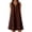 25# Brown, variant on Summer Dress for Women Cotton Linen Sleeveless Boho Flowy Dresses Plus Size Lounge Sun Dress with Pockets,Mint Green XXL