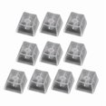 thumbnail image 5 of CherryProfile Blank Keycaps ABS Frosted Transparent Translucent R4 Keycap for Mechanical Keyboard Switches 5/10PCS, 5 of 7