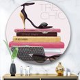 thumbnail image 3 of Designart 'Paris Glamourous Gold Style I' Glam Metal Circle Wall Art, 3 of 3