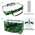 thumbnail image 4 of Tropical Jungle Palm Leaves Large Capacity Reusable Foldable Oxford Cloth Grocery Bags: Multifunctional Storage and Easter Basket, 4 of 7