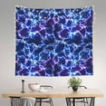 thumbnail image 2 of Xecao Blue Lightning1 patten Tapestry 60x51 Inches Wall Hanging Poster Tapestry for Living Room Bedroom Home Decor, 2 of 6