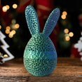 thumbnail image 4 of Easter Eggshell Bunny Figurine Hollow Rabbit Eggshell Table Ornament Spring Bunnies Statue for Home, 4 of 5