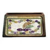 Carolines Treasures 8059BCH Mardi Gras Beads Decorative Desktop Professional Wooden Business Card Holder