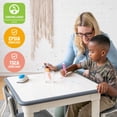 thumbnail image 6 of ECR4Kids Dry-Erase Square Activity Table with Two Chairs, Kids Furniture, Grey, 3-Piece, 6 of 9