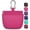 Hot Pink, variant on Unbranded【One-Hand Access Silicone Dog Treat Pouch, Small Pocket Sized Training Pouch with Pull Tab & Auto Closing Lid for Easy Pet Training & Walking (Purple)