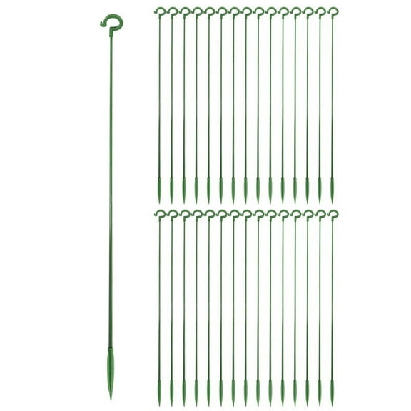 30Pcs Plant Stakes for Flowers, Single Stem Plant Support, Garden Plant Stakes for Amaryllis Orchid