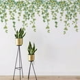 thumbnail image 4 of 1Pc Green Plants Eucalyptus Wall Sticker Vine Leaves Wall Decal Removable Watercolor Wall Art Decor Peel and Stick Wall Sticker Murals Decoration for Home Nursery Living Room (11.8 x 15.7 Inch), 4 of 15
