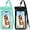 B4-Black+Green- 2 pack, variant on MaxxMarket Waterproof Phone Pouch/Case Dry Bags for iPhone 17 16 Pro Max/iPhone 15 Pro/14/13 for Samsung LG, IPX8 Cellphone Dry Bag Beach Cruise Ship Essentials, 2 Pack-Black & Blue