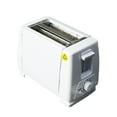 thumbnail image 1 of Graflsoa Compact 2-Slice Toaster with 6 Temperature Settings, Auto Shut-Off, Removable Crumb Tray, and Manual Stop for Home, Office, or Outdoor Use - Stainless Steel, White (US Plug), 1 of 7