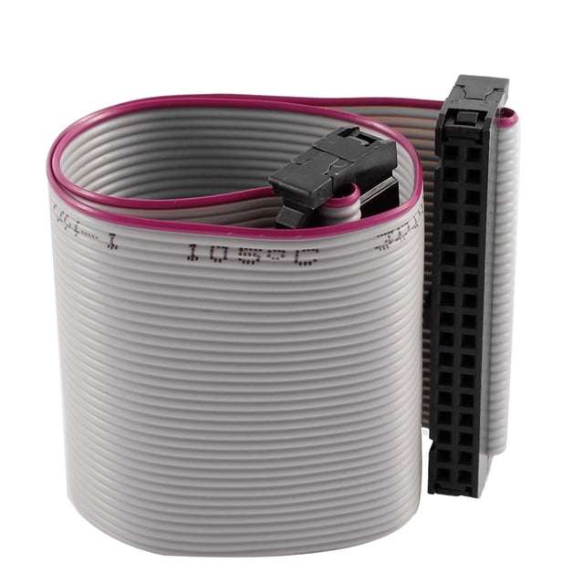 FC34P IDC 34Pin F/F Cable de extensión de datos para disco duro, cable plano de cinta, conector de 20 cm de largo para placa base