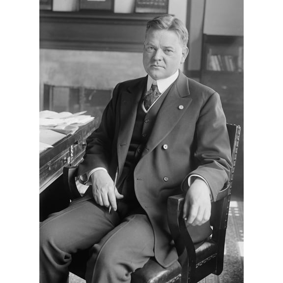 Herbert Hoover As Head Of The U.S. Food Administration During World War 1 In 1918. From 1914-16 History