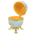 thumbnail image 3 of Joyero Para Huevos De Pascua, Caja Para Huevos De Pascua Esmaltada, Metal Hecho A Mano Para Decoración De Escritorio, Adornos Para El Hogar, 3 of 7