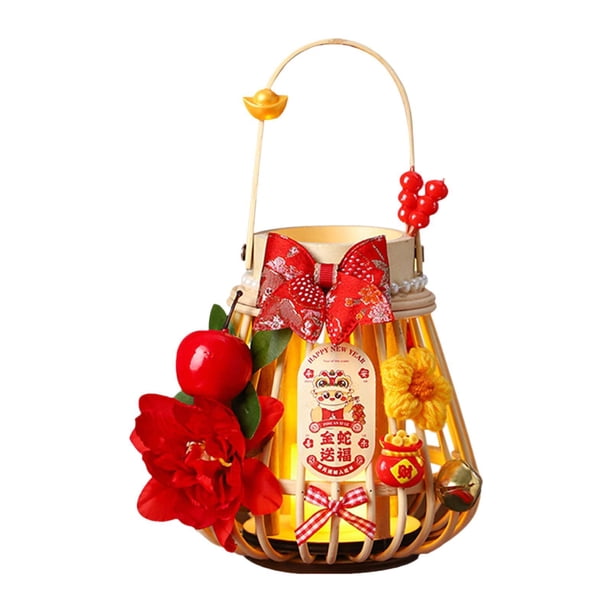 Kit de materiales para faroles de Año Nuevo chino: decoración DIY para celebraciones y fiestas. Estilo B
