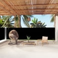thumbnail image 1 of vidaXL Retractable Side Awning Black 160x1000 cm, 1 of 5